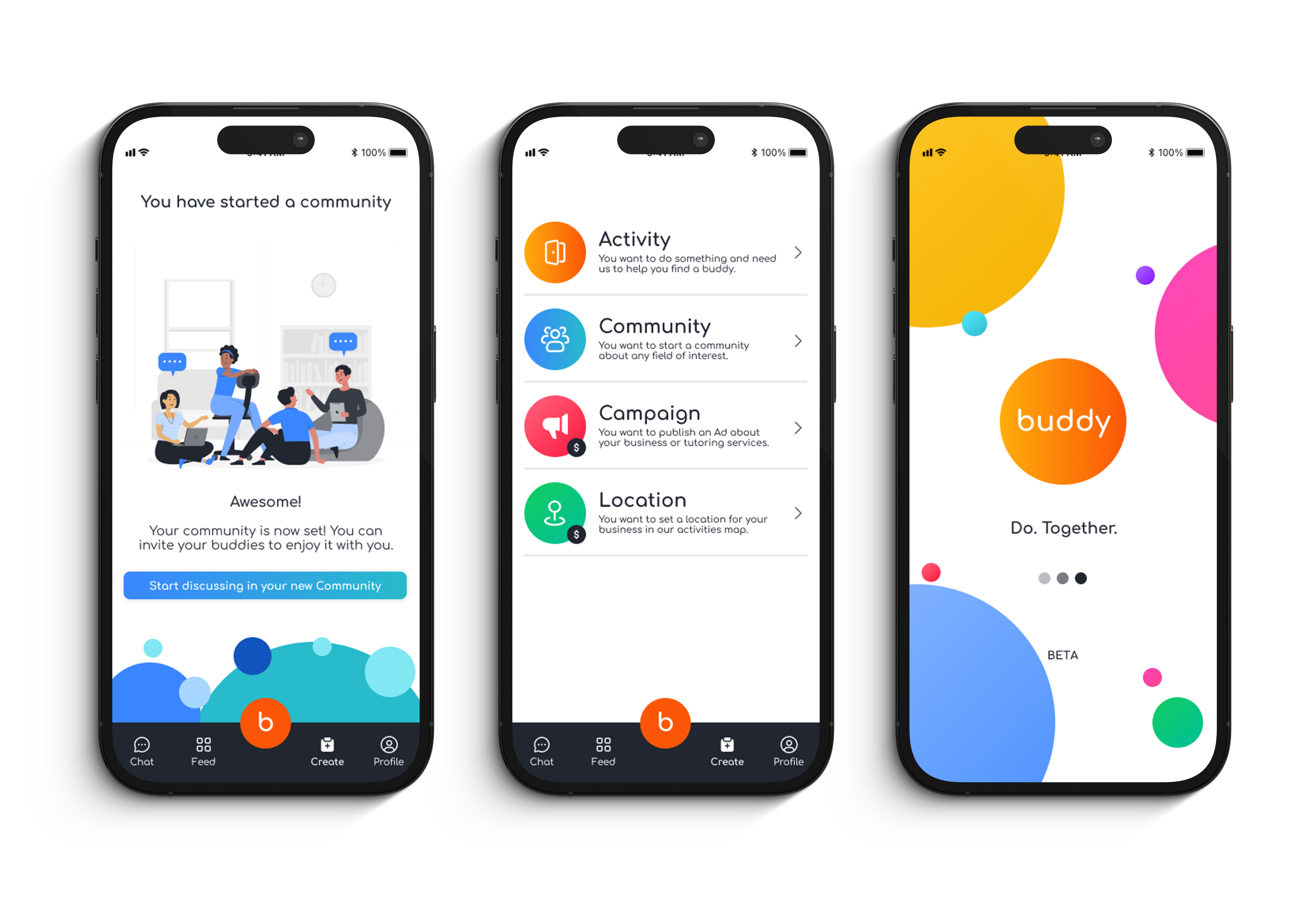 Product design mockup showing results
